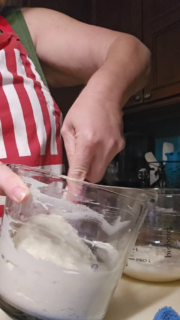 I am not a fussy sourdough baker, I only feed my starter when I need to bake and it lives in the fridge otherwise waiting to be used. My bread orders are prepped on Thursday for Friday pickup so I feed it on Wednesday night and again Thursday morning for prep later in the day. This rhythm works well for me and reduces waste and extra work for me! Sourdough doesn’t have to be complicated.

Local folks, you have til 9am tomorrow to get those orders in. Link is in stories!

#bakingfromscratch #sourdough #sourdoughsamdwichbread #knowwhereyourfoodcomesfrom #supportlocal
