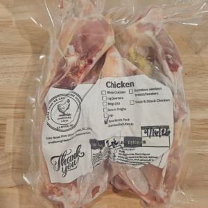 Bone Broth Kit – Single Carcass Pack (1 Chicken Carcass + 1 Set of Feet + 1 Neck)